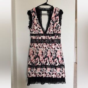 Gorgeous NWT Jasmine Multi Pink And Black Lace. Size M